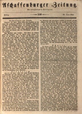 Aschaffenburger Zeitung Freitag 28. Juni 1844