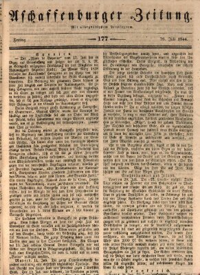 Aschaffenburger Zeitung Freitag 26. Juli 1844