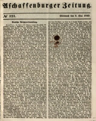 Aschaffenburger Zeitung Mittwoch 2. Mai 1849