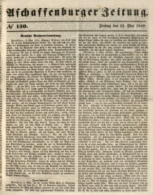 Aschaffenburger Zeitung Freitag 11. Mai 1849
