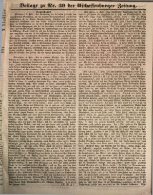 Aschaffenburger Zeitung Freitag 8. Februar 1850