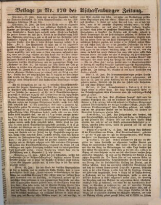 Aschaffenburger Zeitung Samstag 22. Juni 1850