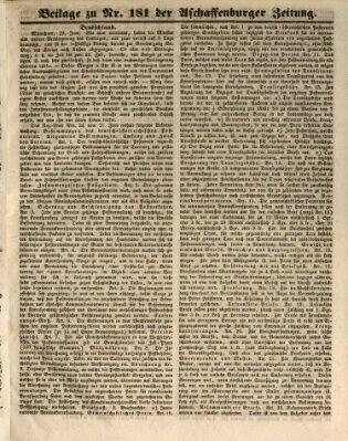 Aschaffenburger Zeitung Mittwoch 3. Juli 1850