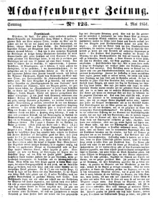 Aschaffenburger Zeitung Sonntag 4. Mai 1851