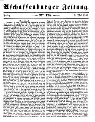 Aschaffenburger Zeitung Freitag 9. Mai 1851