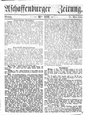Aschaffenburger Zeitung Montag 21. Mai 1855