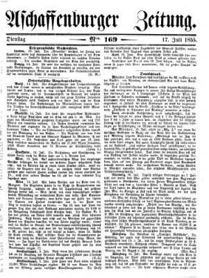 Aschaffenburger Zeitung Dienstag 17. Juli 1855