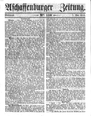Aschaffenburger Zeitung Mittwoch 7. Mai 1856