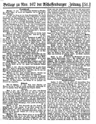 Aschaffenburger Zeitung Montag 14. Juli 1856