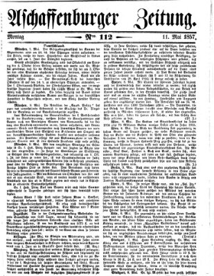 Aschaffenburger Zeitung Montag 11. Mai 1857