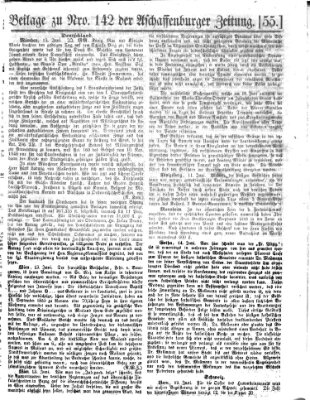 Aschaffenburger Zeitung Dienstag 16. Juni 1857