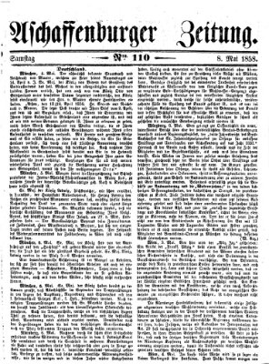 Aschaffenburger Zeitung Samstag 8. Mai 1858