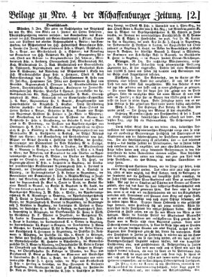Aschaffenburger Zeitung Mittwoch 5. Januar 1859