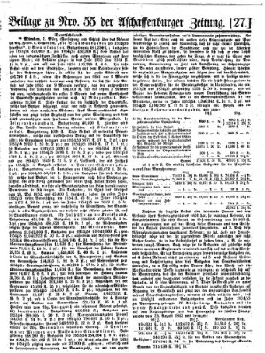 Aschaffenburger Zeitung Samstag 5. März 1859