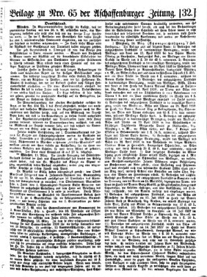 Aschaffenburger Zeitung Donnerstag 17. März 1859