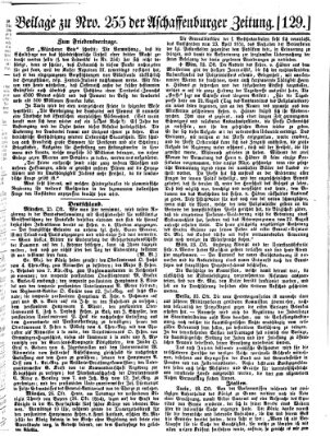 Aschaffenburger Zeitung Donnerstag 27. Oktober 1859