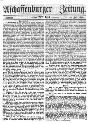 Aschaffenburger Zeitung Montag 9. Juli 1860