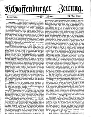 Aschaffenburger Zeitung Donnerstag 23. Mai 1861