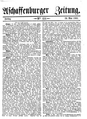 Aschaffenburger Zeitung Freitag 24. Mai 1861