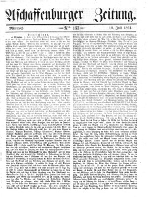 Aschaffenburger Zeitung Mittwoch 10. Juli 1861
