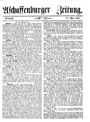 Aschaffenburger Zeitung Mittwoch 21. Mai 1862