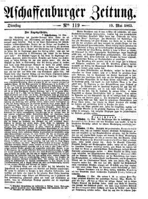 Aschaffenburger Zeitung Dienstag 19. Mai 1863