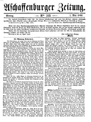 Aschaffenburger Zeitung Montag 2. Mai 1864