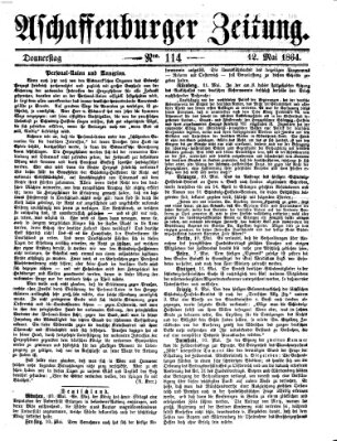 Aschaffenburger Zeitung Donnerstag 12. Mai 1864