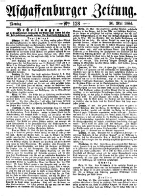 Aschaffenburger Zeitung Montag 30. Mai 1864