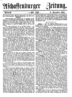 Aschaffenburger Zeitung Mittwoch 9. November 1864