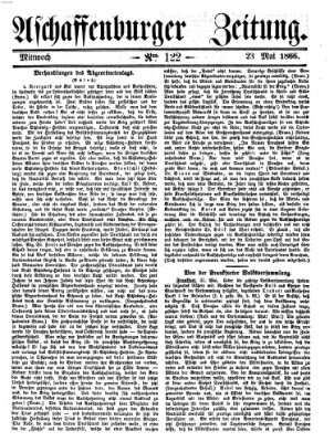 Aschaffenburger Zeitung Mittwoch 23. Mai 1866