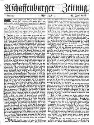 Aschaffenburger Zeitung Freitag 22. Juni 1866