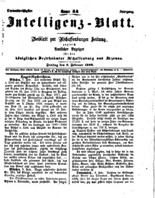 Aschaffenburger Zeitung Freitag 9. Februar 1866