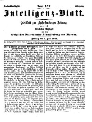 Aschaffenburger Zeitung Freitag 6. Juli 1866
