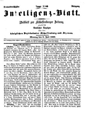 Aschaffenburger Zeitung Montag 9. Juli 1866