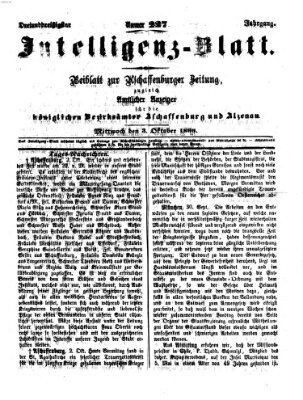 Aschaffenburger Zeitung Mittwoch 3. Oktober 1866