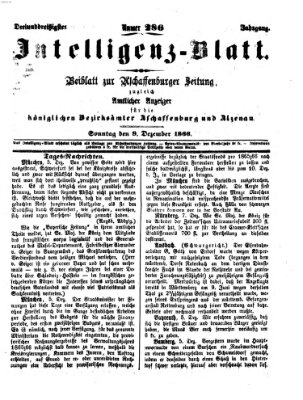 Aschaffenburger Zeitung Sonntag 9. Dezember 1866