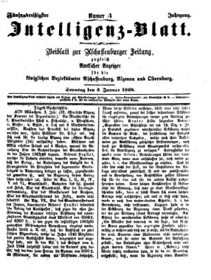 Aschaffenburger Zeitung Sonntag 5. Januar 1868