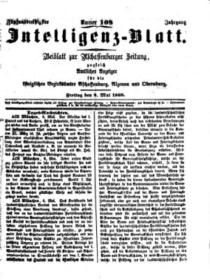 Aschaffenburger Zeitung Freitag 8. Mai 1868