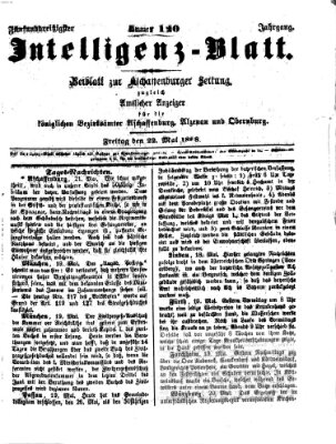 Aschaffenburger Zeitung Freitag 22. Mai 1868