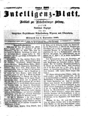Aschaffenburger Zeitung Mittwoch 2. September 1868