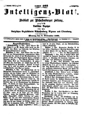 Aschaffenburger Zeitung Montag 9. November 1868