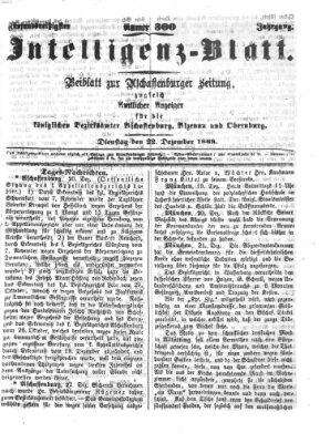 Aschaffenburger Zeitung Dienstag 22. Dezember 1868