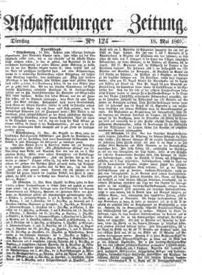 Aschaffenburger Zeitung Dienstag 18. Mai 1869