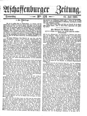 Aschaffenburger Zeitung Donnerstag 15. Juli 1869