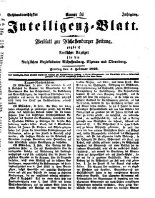 Aschaffenburger Zeitung Freitag 5. Februar 1869