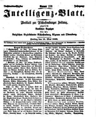 Aschaffenburger Zeitung Freitag 14. Mai 1869