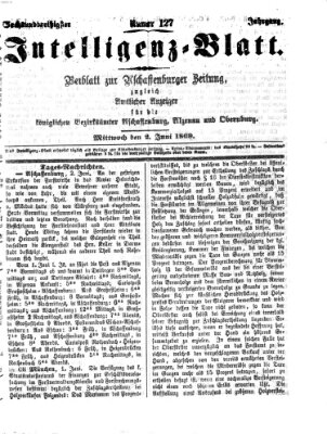 Aschaffenburger Zeitung Mittwoch 2. Juni 1869