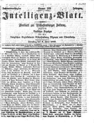Aschaffenburger Zeitung Dienstag 8. Juni 1869