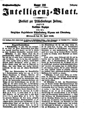 Aschaffenburger Zeitung Mittwoch 21. Juli 1869